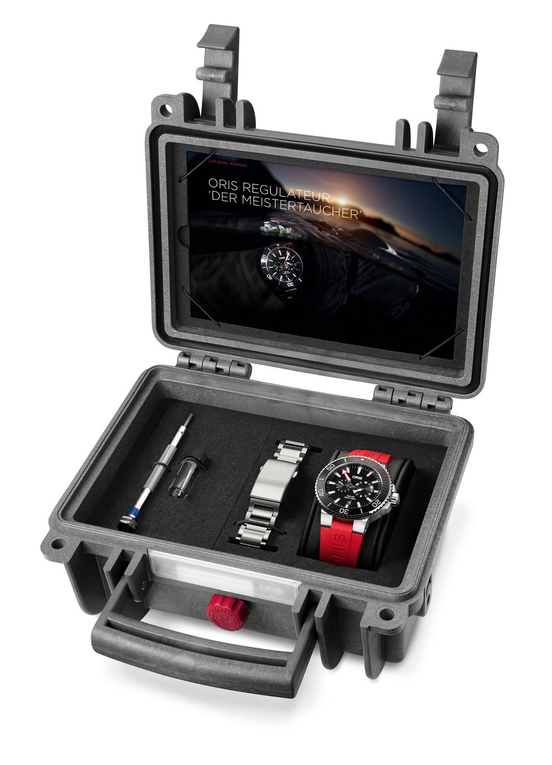Часы ORIS  01 749 7734 7154-Set, Функции: Регулятор, центральная минутная стрелка, малая часовая, малая секундная стрелки, дата